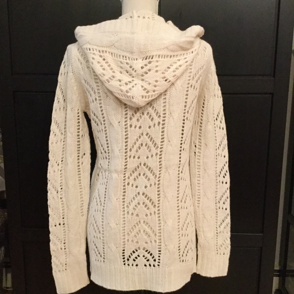 NWOT 💟 BUTTON DOWN Knit Cardigan with Hood